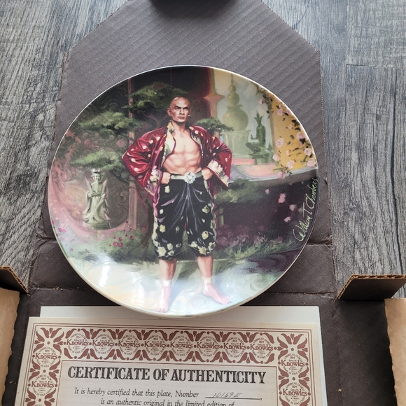 A Puzzlement plate